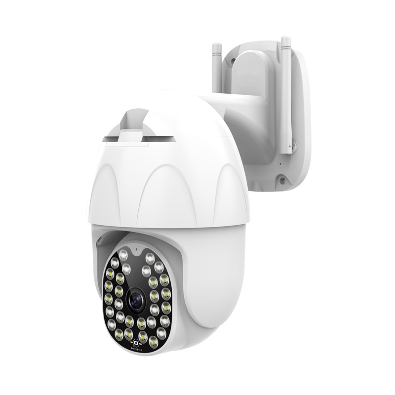 30 lights wireless dome camera 2 million waterproof camera 360 panorama camera outdoor surveillance camera